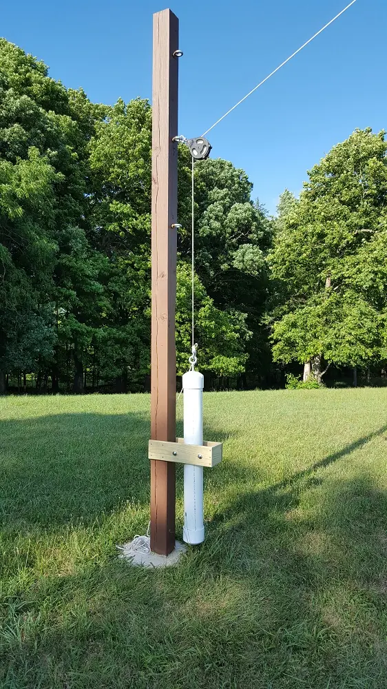 Weight pulley guide